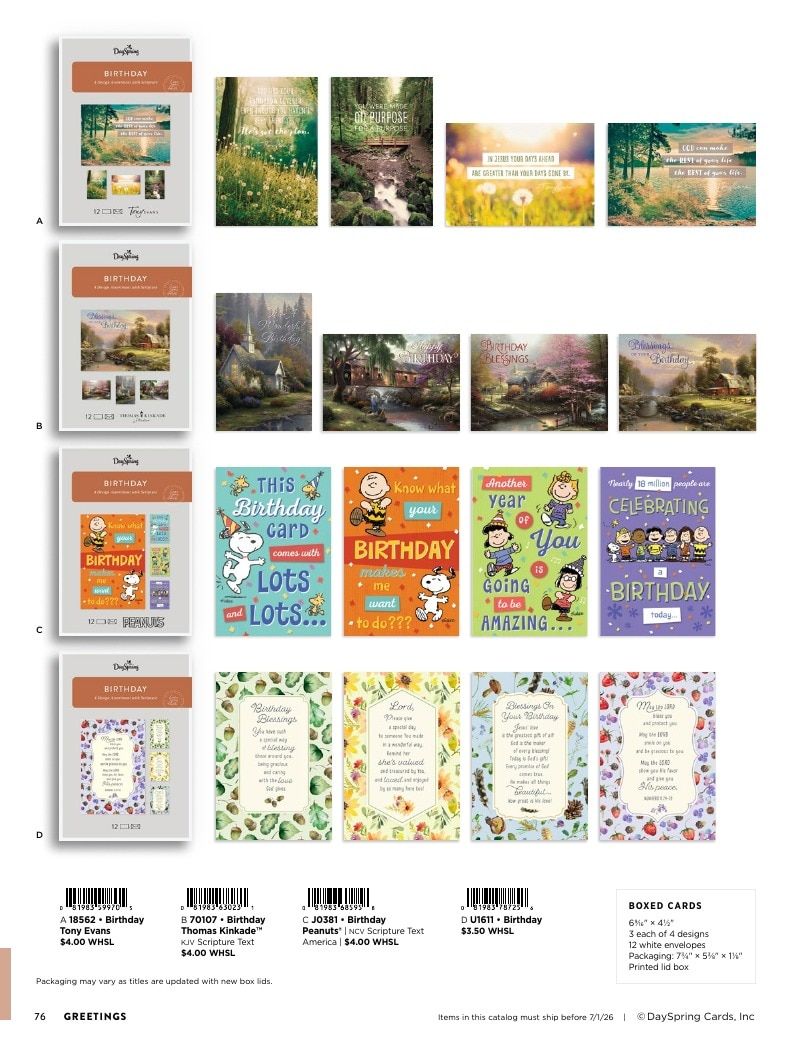 DaySpring Everyday Gifts and Greetings Catalog Weekly Ad January 1 - December 31, 2026