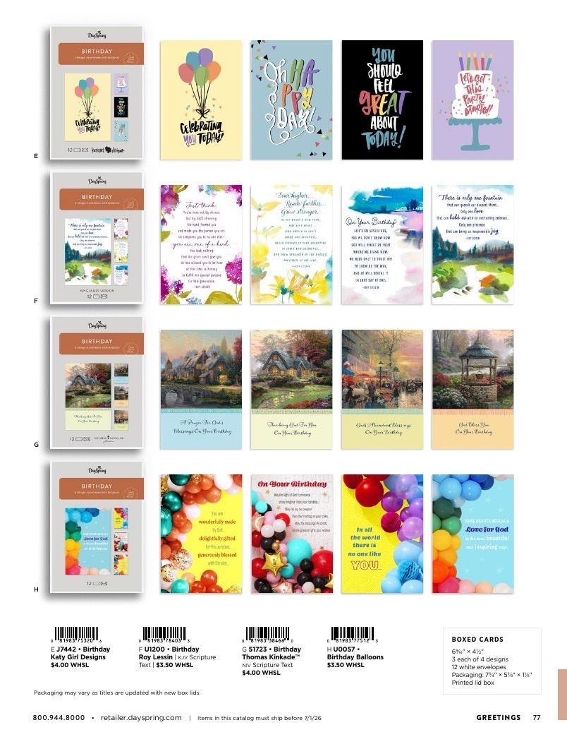 DaySpring Everyday Gifts and Greetings Catalog Weekly Ad January 1 - December 31, 2026