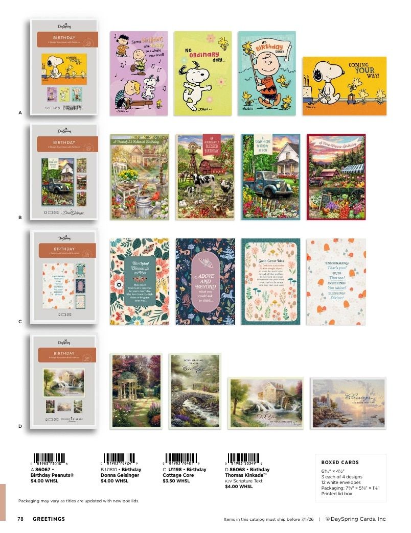 DaySpring Everyday Gifts and Greetings Catalog Weekly Ad January 1 - December 31, 2026