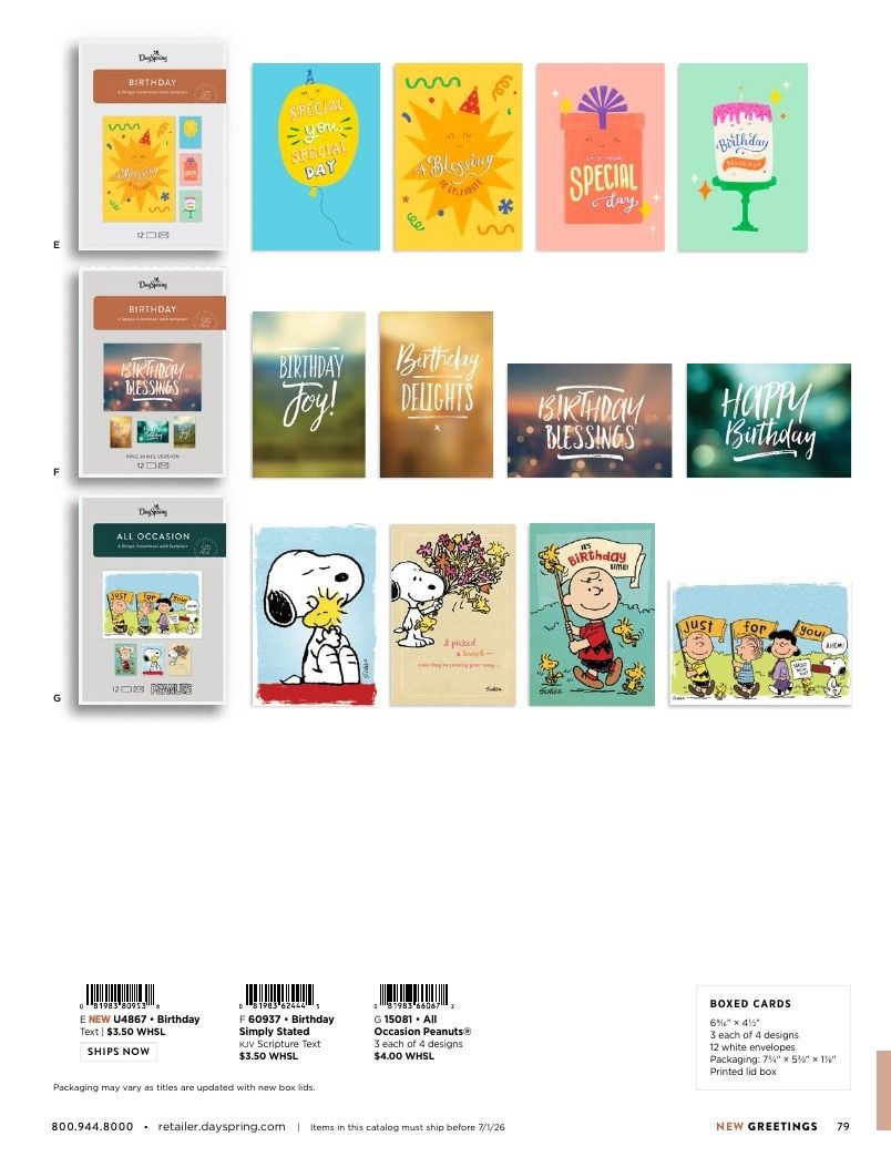 DaySpring Everyday Gifts and Greetings Catalog Weekly Ad January 1 - December 31, 2026