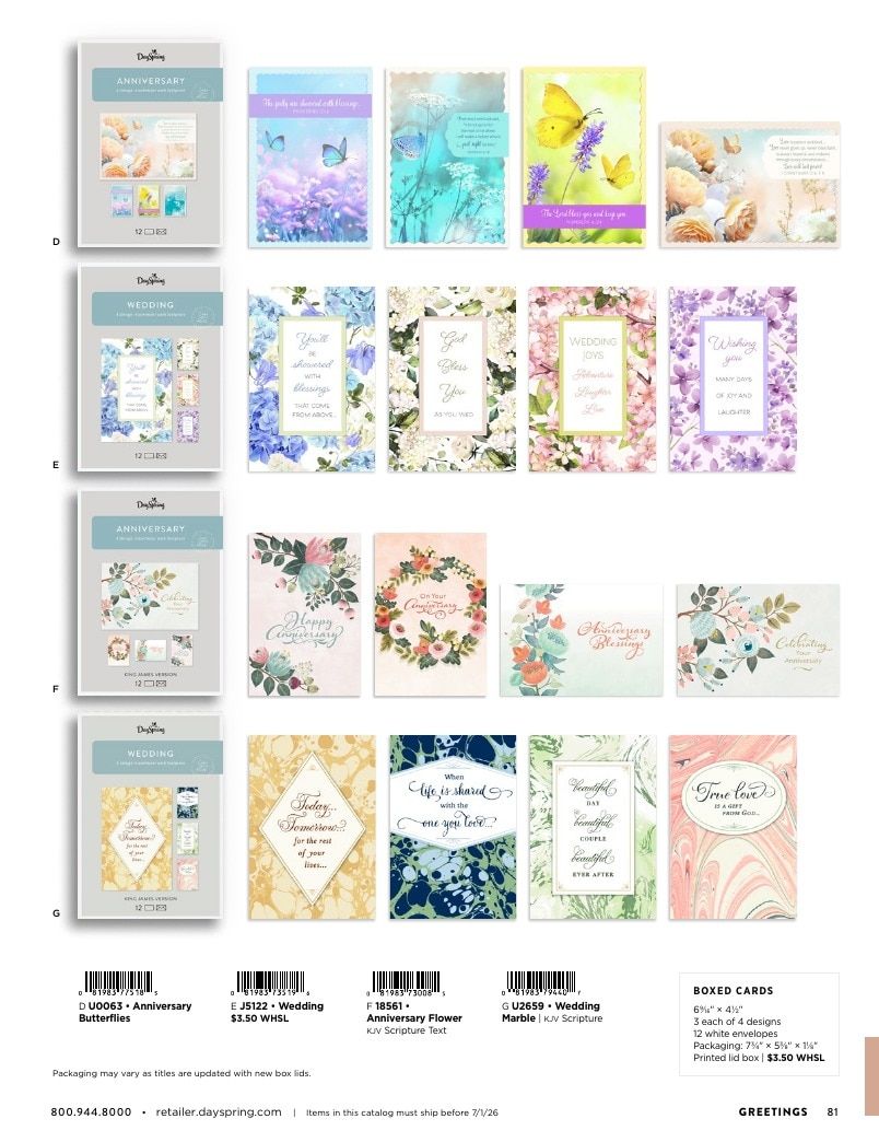 DaySpring Everyday Gifts and Greetings Catalog Weekly Ad January 1 - December 31, 2026