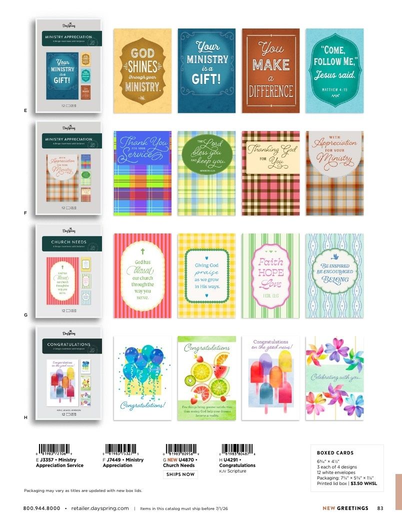 DaySpring Everyday Gifts and Greetings Catalog Weekly Ad January 1 - December 31, 2026