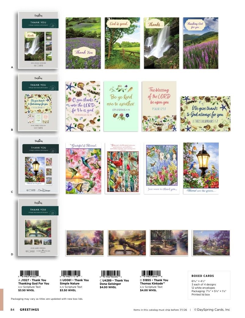 DaySpring Everyday Gifts and Greetings Catalog Weekly Ad January 1 - December 31, 2026