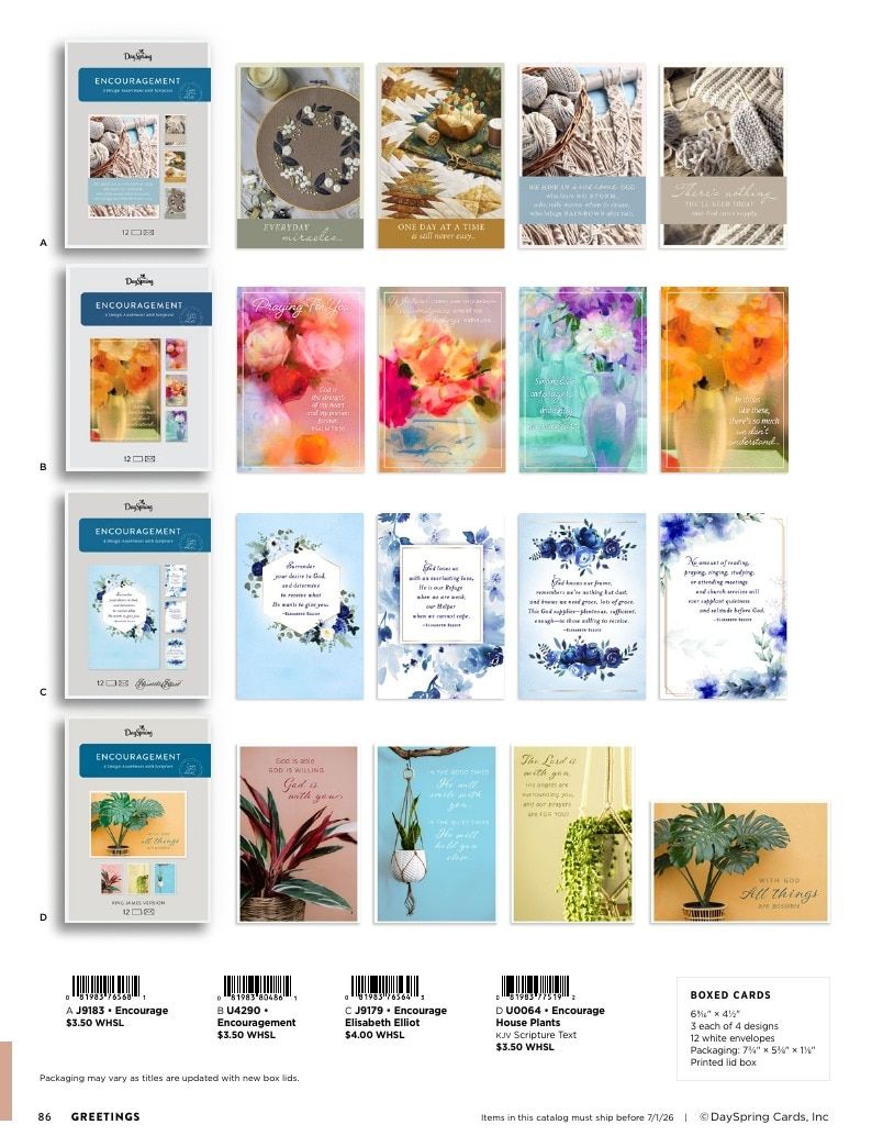 DaySpring Everyday Gifts and Greetings Catalog Weekly Ad January 1 - December 31, 2026