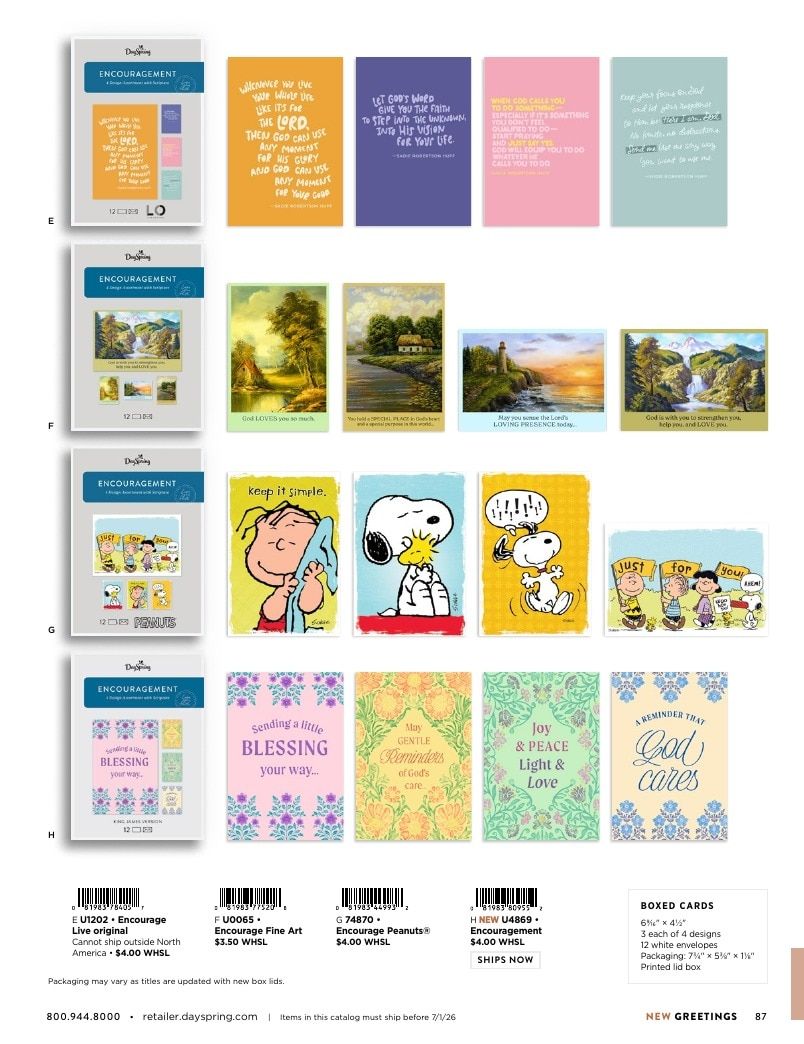 DaySpring Everyday Gifts and Greetings Catalog Weekly Ad January 1 - December 31, 2026