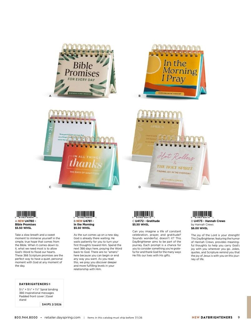 DaySpring Everyday Gifts and Greetings Catalog Weekly Ad January 1 - December 31, 2026
