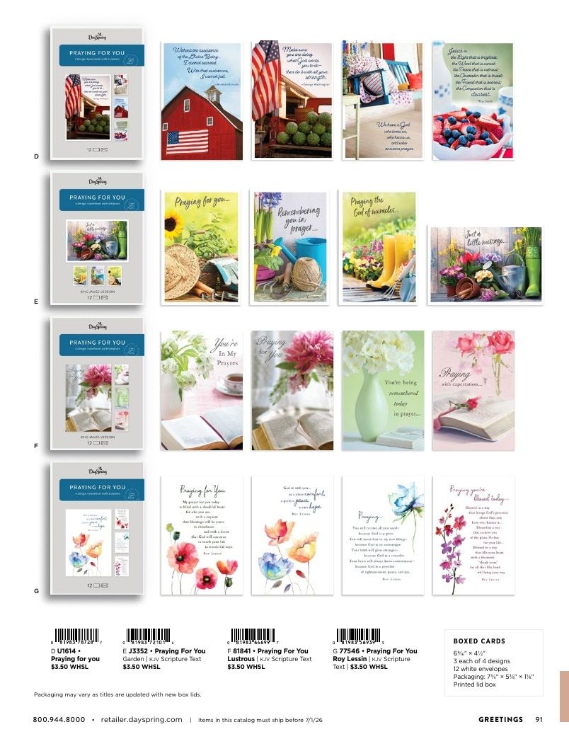 DaySpring Everyday Gifts and Greetings Catalog Weekly Ad January 1 - December 31, 2026