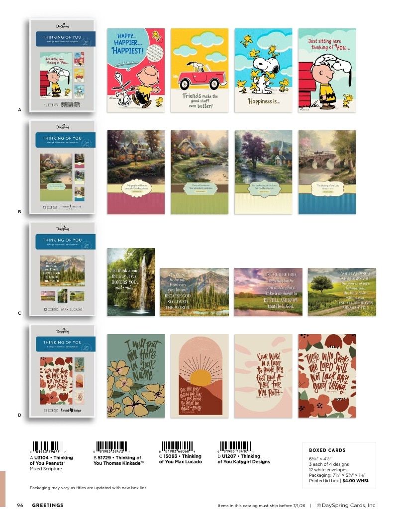 DaySpring Everyday Gifts and Greetings Catalog Weekly Ad January 1 - December 31, 2026