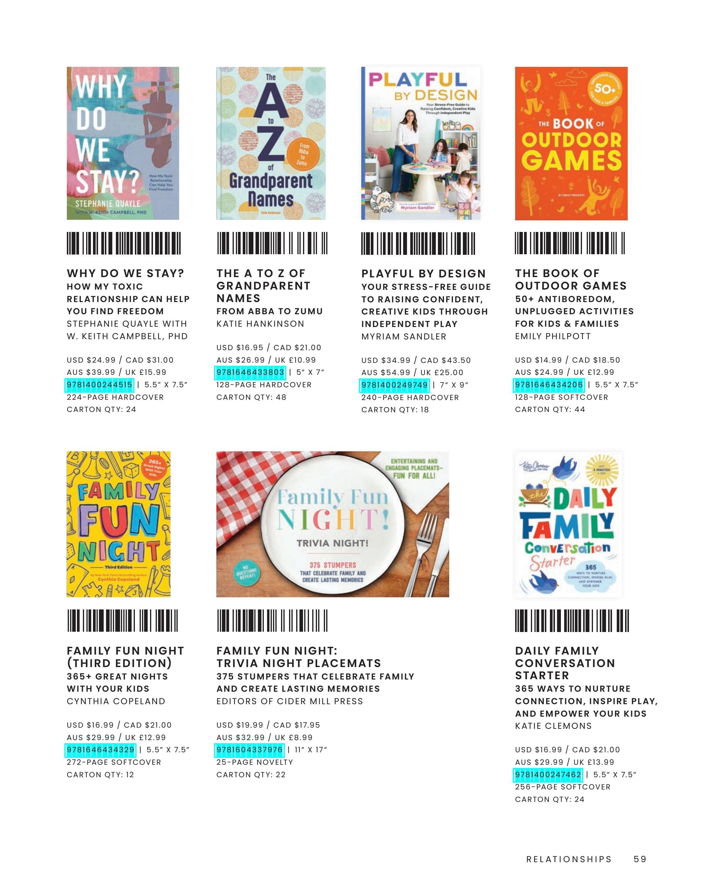 Cider Mill Press Books Catalog Weekly Ad January 1 - December 31, 2026
