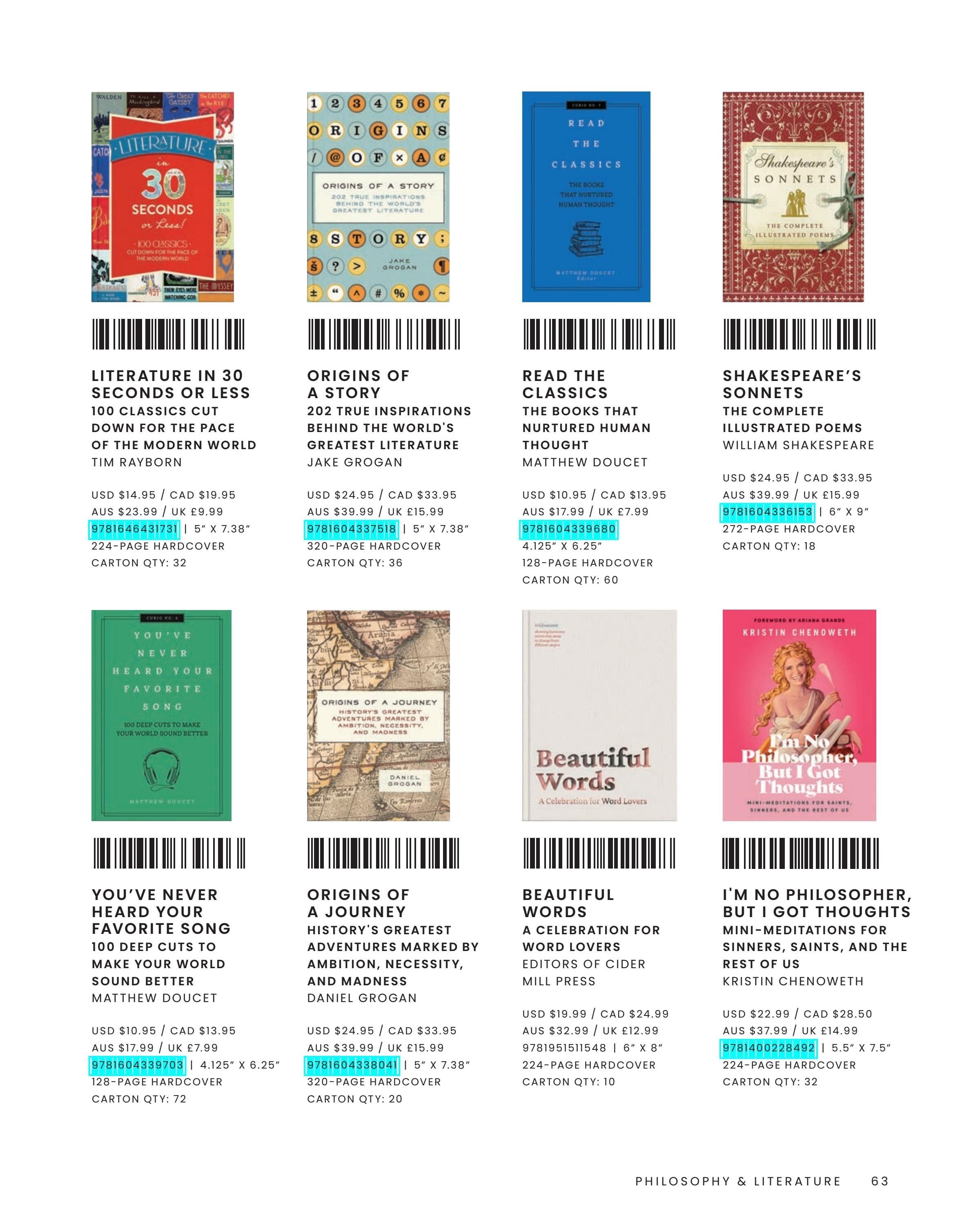 Cider Mill Press Books Catalog Weekly Ad January 1 - December 31, 2026