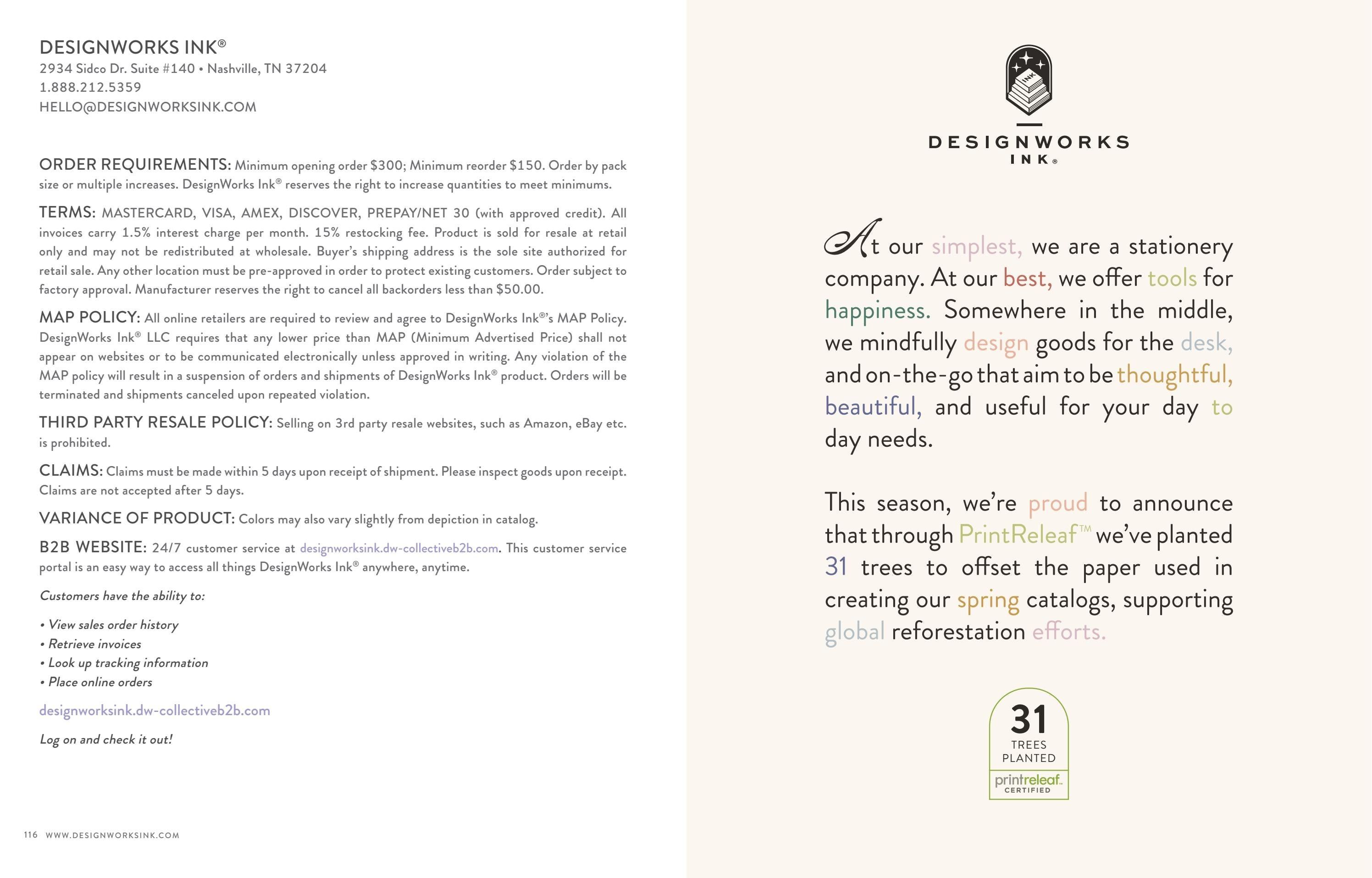 Designworks Ink Autumn and Winter Stationery Catalog Weekly Ad January 1 - December 31, 2026