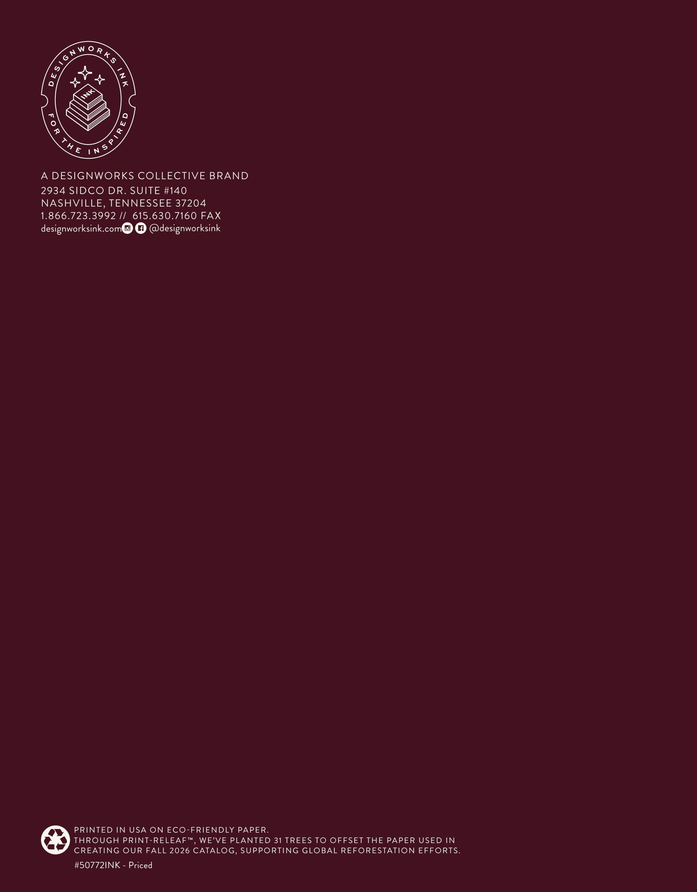 Designworks Ink Autumn and Winter Stationery Catalog Weekly Ad January 1 - December 31, 2026