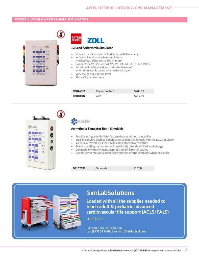 DiaMedical USA Healthcare Education Catalog Weekly Ad January 1 - December 31, 2026