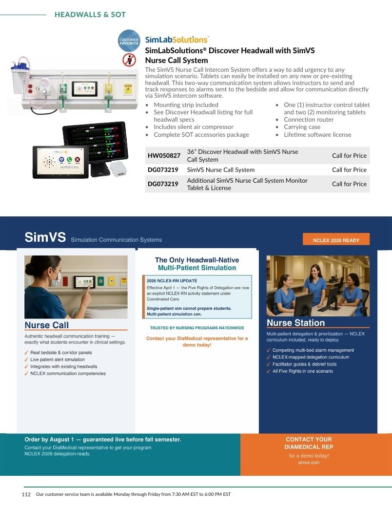 DiaMedical USA Healthcare Education Catalog Weekly Ad January 1 - December 31, 2026
