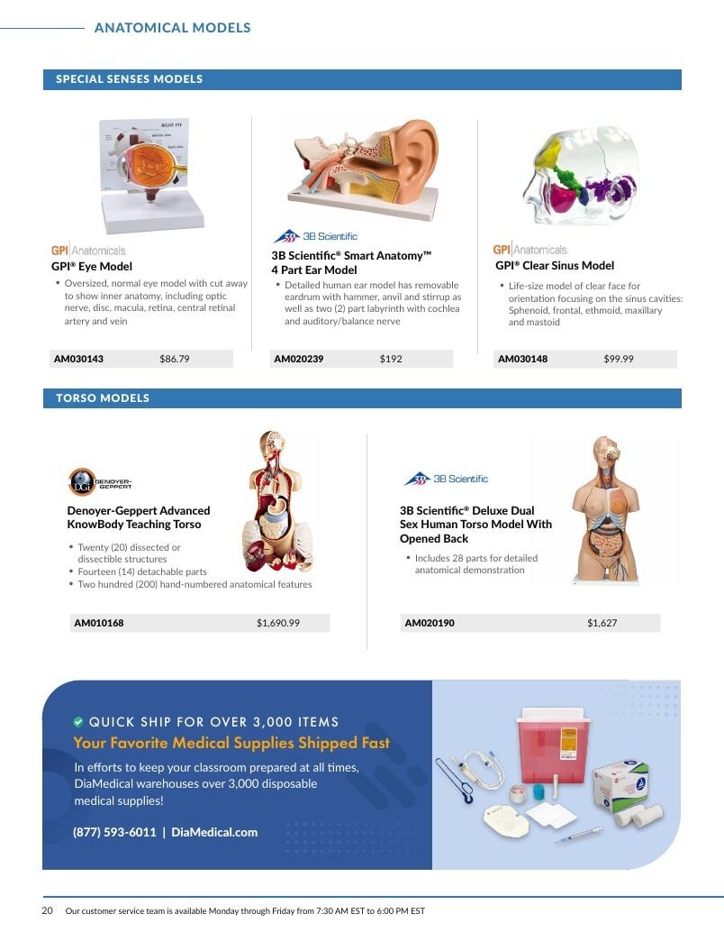 DiaMedical USA Healthcare Education Catalog Weekly Ad January 1 - December 31, 2026