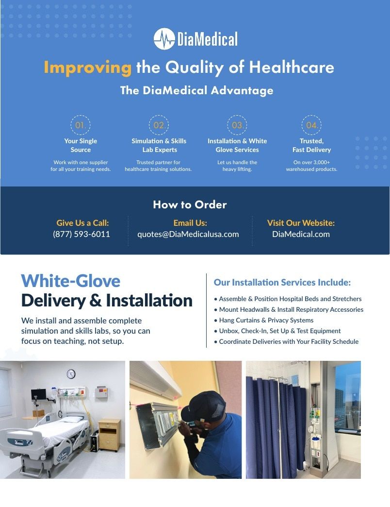 DiaMedical USA Healthcare Education Catalog Weekly Ad January 1 - December 31, 2026