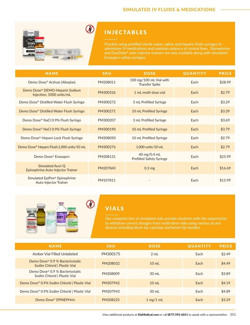 DiaMedical USA Healthcare Education Catalog Weekly Ad January 1 - December 31, 2026