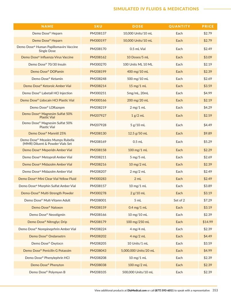 DiaMedical USA Healthcare Education Catalog Weekly Ad January 1 - December 31, 2026