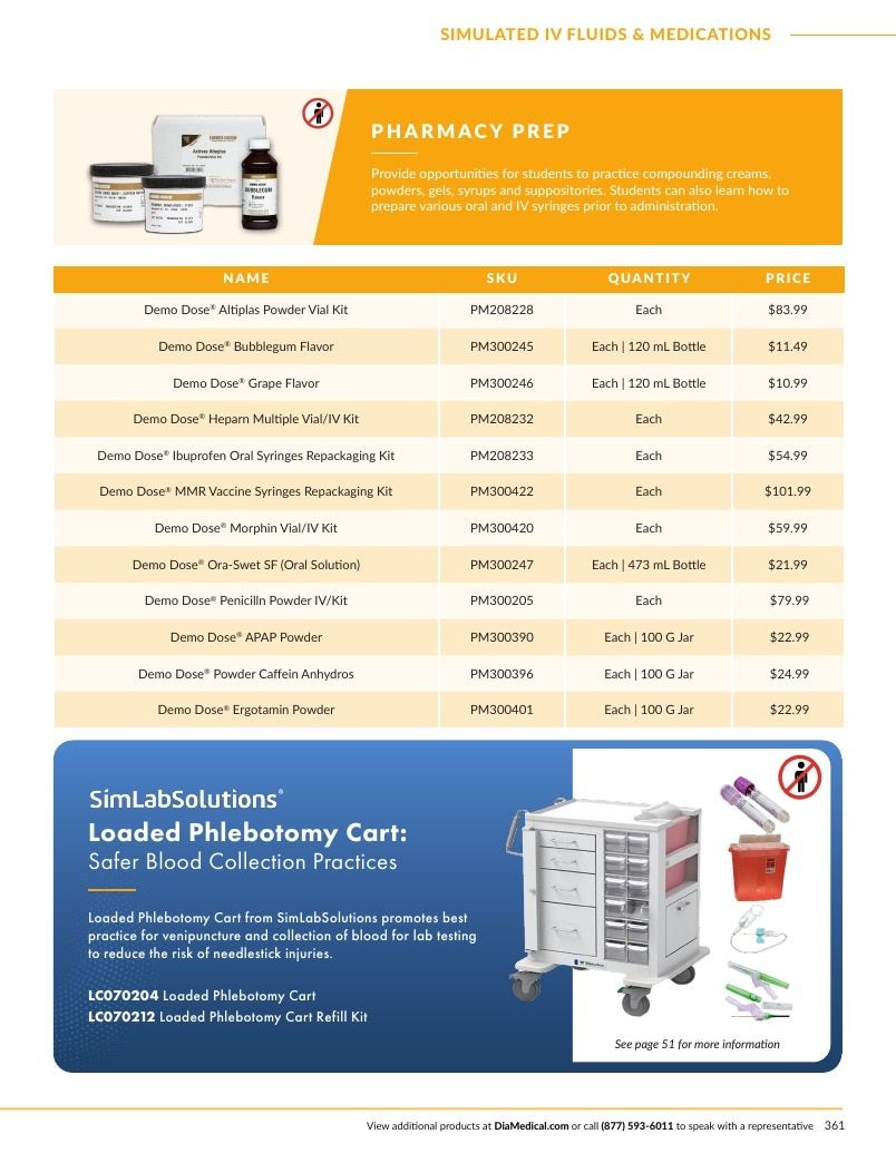 DiaMedical USA Healthcare Education Catalog Weekly Ad January 1 - December 31, 2026