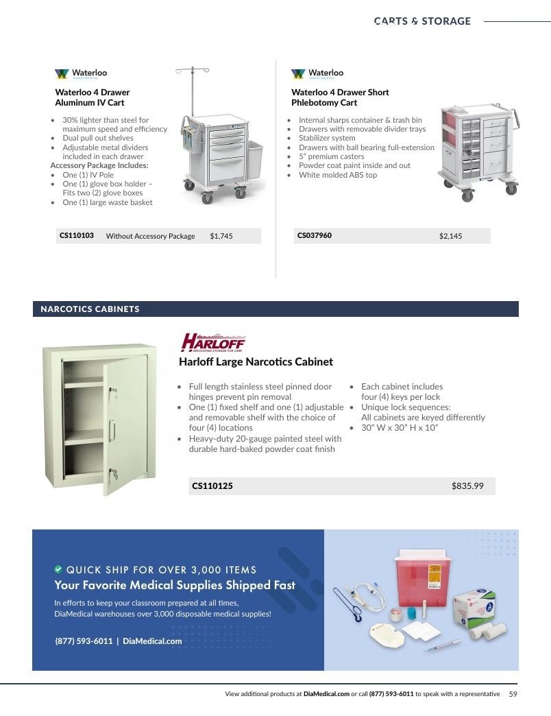 DiaMedical USA Healthcare Education Catalog Weekly Ad January 1 - December 31, 2026