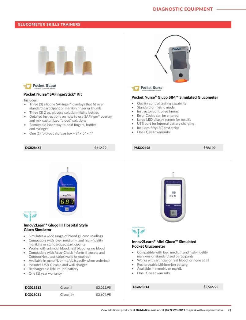 DiaMedical USA Healthcare Education Catalog Weekly Ad January 1 - December 31, 2026
