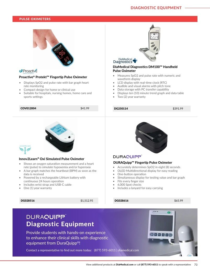 DiaMedical USA Healthcare Education Catalog Weekly Ad January 1 - December 31, 2026