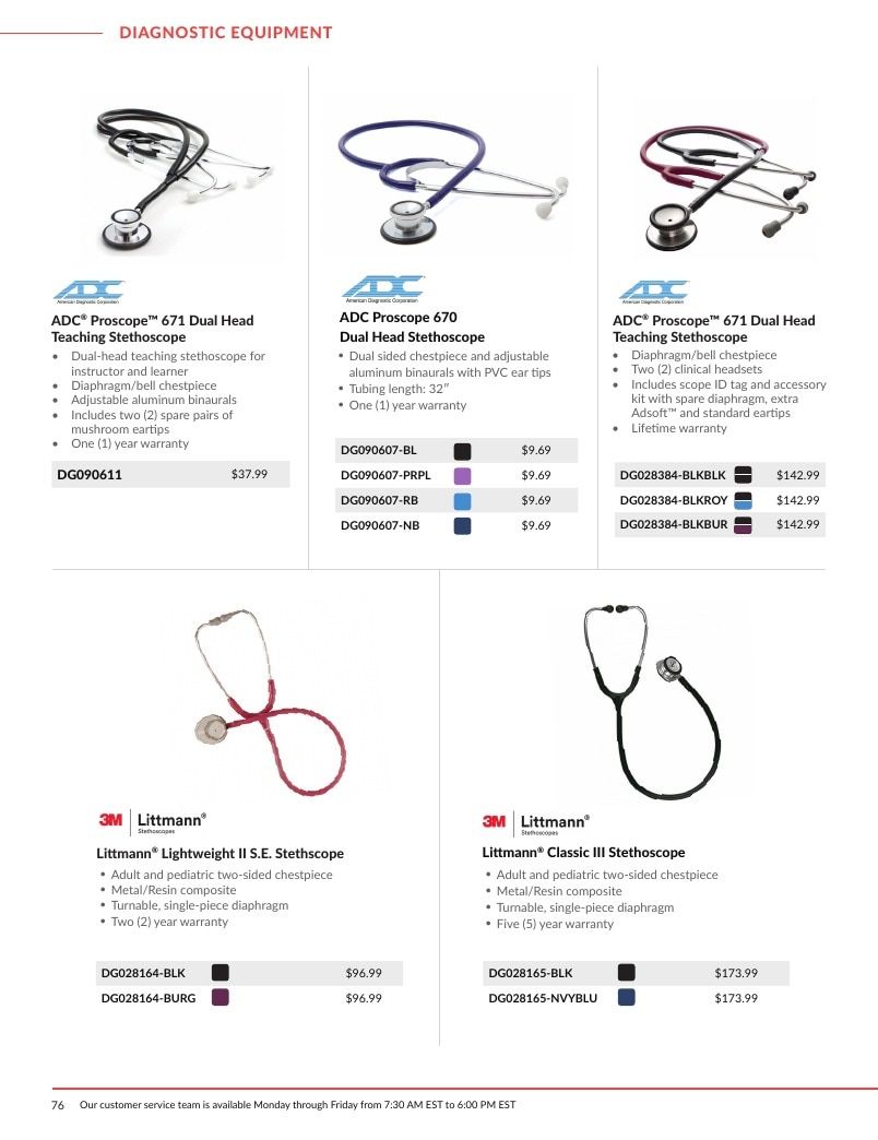 DiaMedical USA Healthcare Education Catalog Weekly Ad January 1 - December 31, 2026