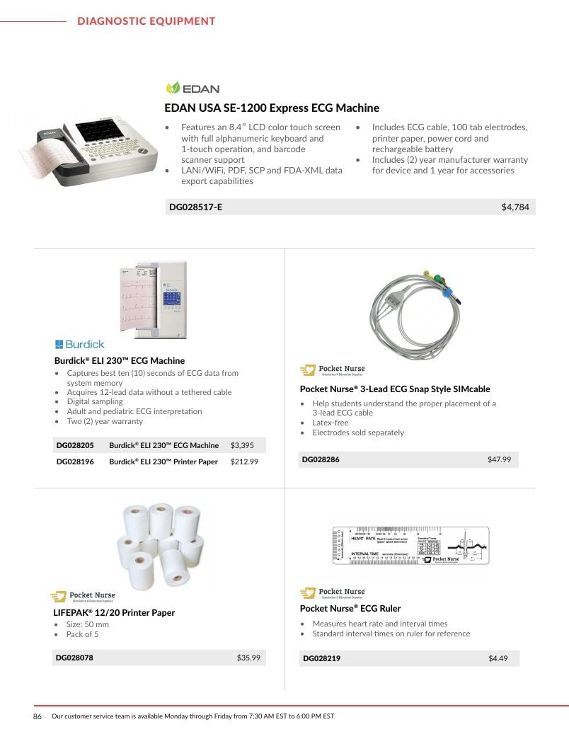DiaMedical USA Healthcare Education Catalog Weekly Ad January 1 - December 31, 2026