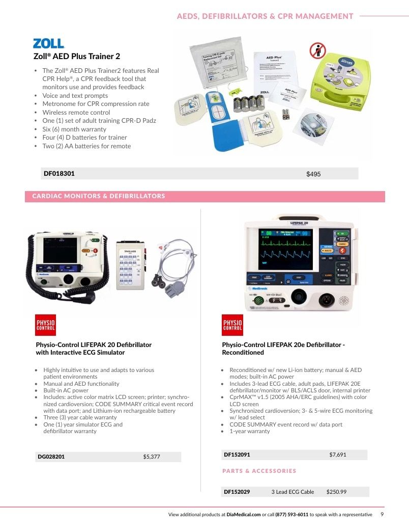 DiaMedical USA Healthcare Education Catalog Weekly Ad January 1 - December 31, 2026