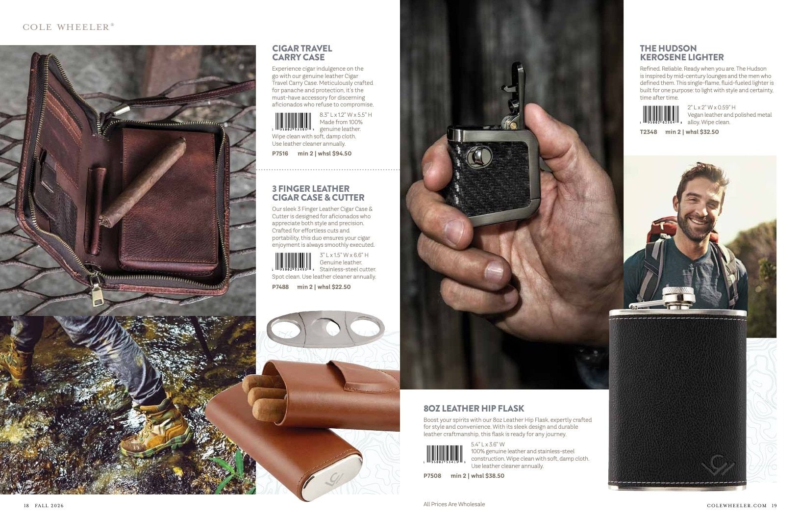 Cole Wheeler Fall Men's Accessories Catalog Weekly Ad January 1 - December 31, 2026