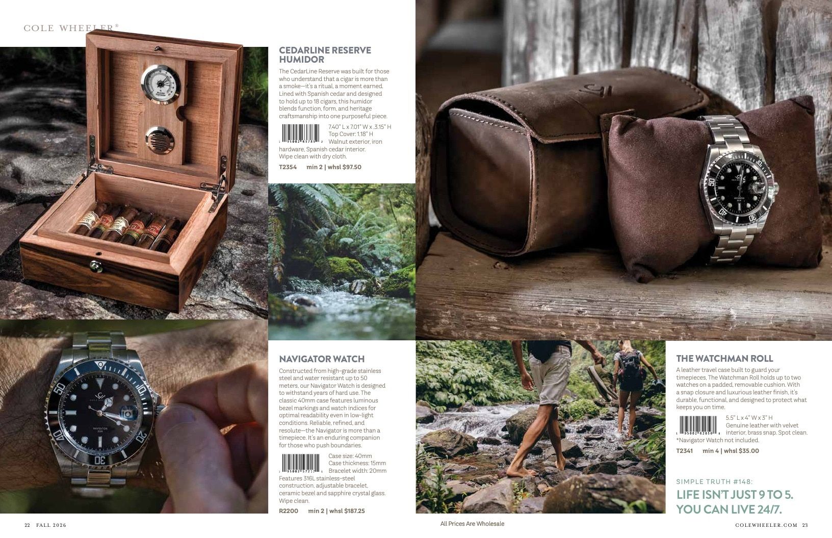 Cole Wheeler Fall Men's Accessories Catalog Weekly Ad January 1 - December 31, 2026