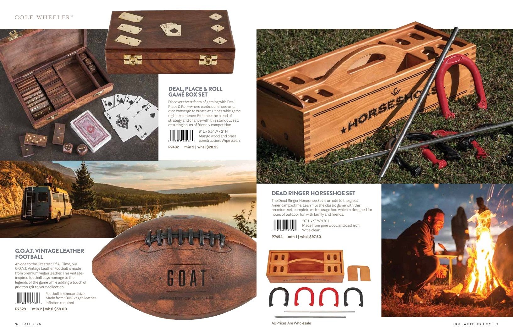 Cole Wheeler Fall Men's Accessories Catalog Weekly Ad January 1 - December 31, 2026
