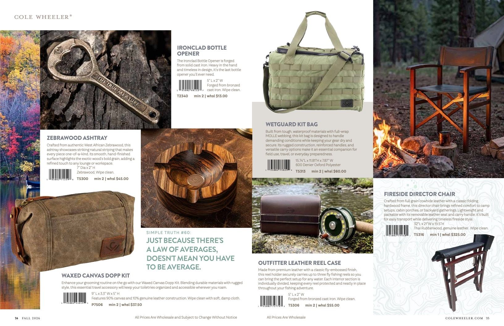 Cole Wheeler Fall Men's Accessories Catalog Weekly Ad January 1 - December 31, 2026