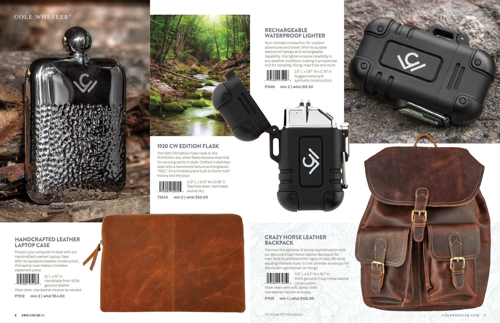 Cole Wheeler Fall Men's Accessories Catalog Weekly Ad January 1 - December 31, 2026