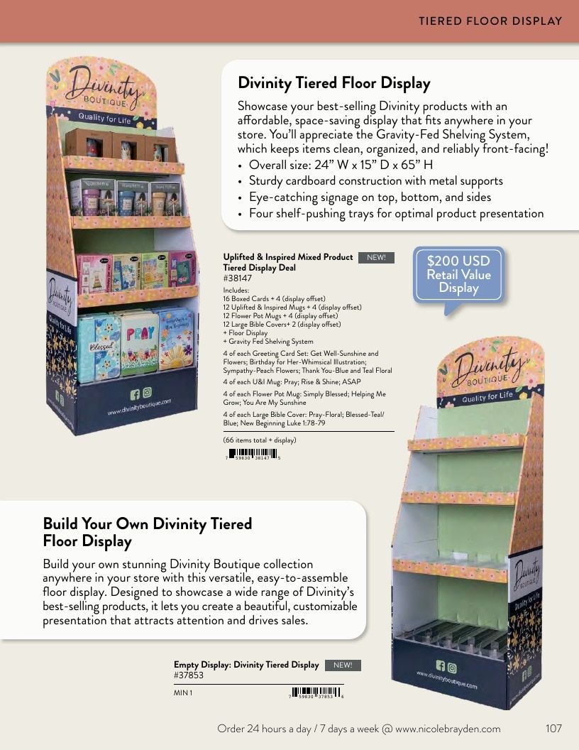 Divinity Boutique Faith Inspired Gift Catalog Weekly Ad January 1 - December 31, 2026