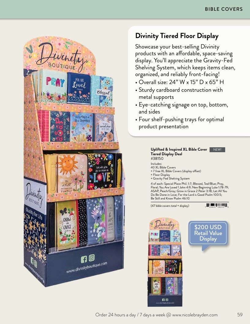 Divinity Boutique Faith Inspired Gift Catalog Weekly Ad January 1 - December 31, 2026
