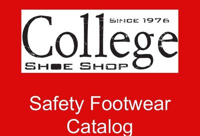 College Shoe Shop Safety Footwear Catalog Weekly Ad January 1 - December 31, 2026