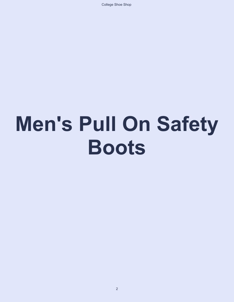 College Shoe Shop Safety Footwear Catalog Weekly Ad January 1 - December 31, 2026