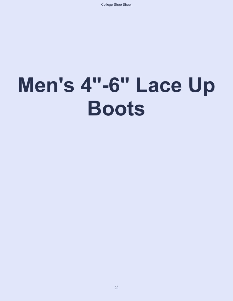 College Shoe Shop Safety Footwear Catalog Weekly Ad January 1 - December 31, 2026