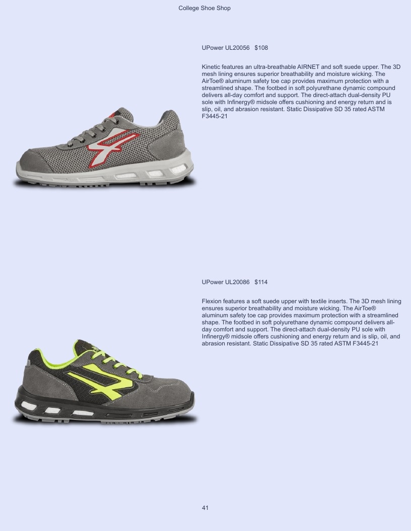 College Shoe Shop Safety Footwear Catalog Weekly Ad January 1 - December 31, 2026