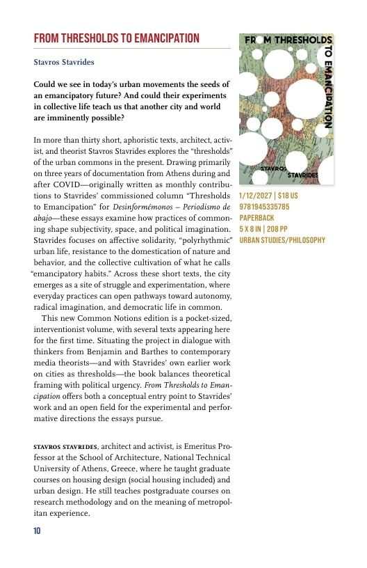 Common Notions Fall Books Catalog Weekly Ad January 1 - December 31, 2026