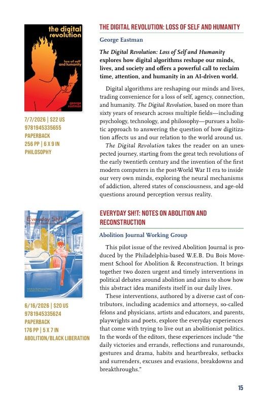 Common Notions Fall Books Catalog Weekly Ad January 1 - December 31, 2026