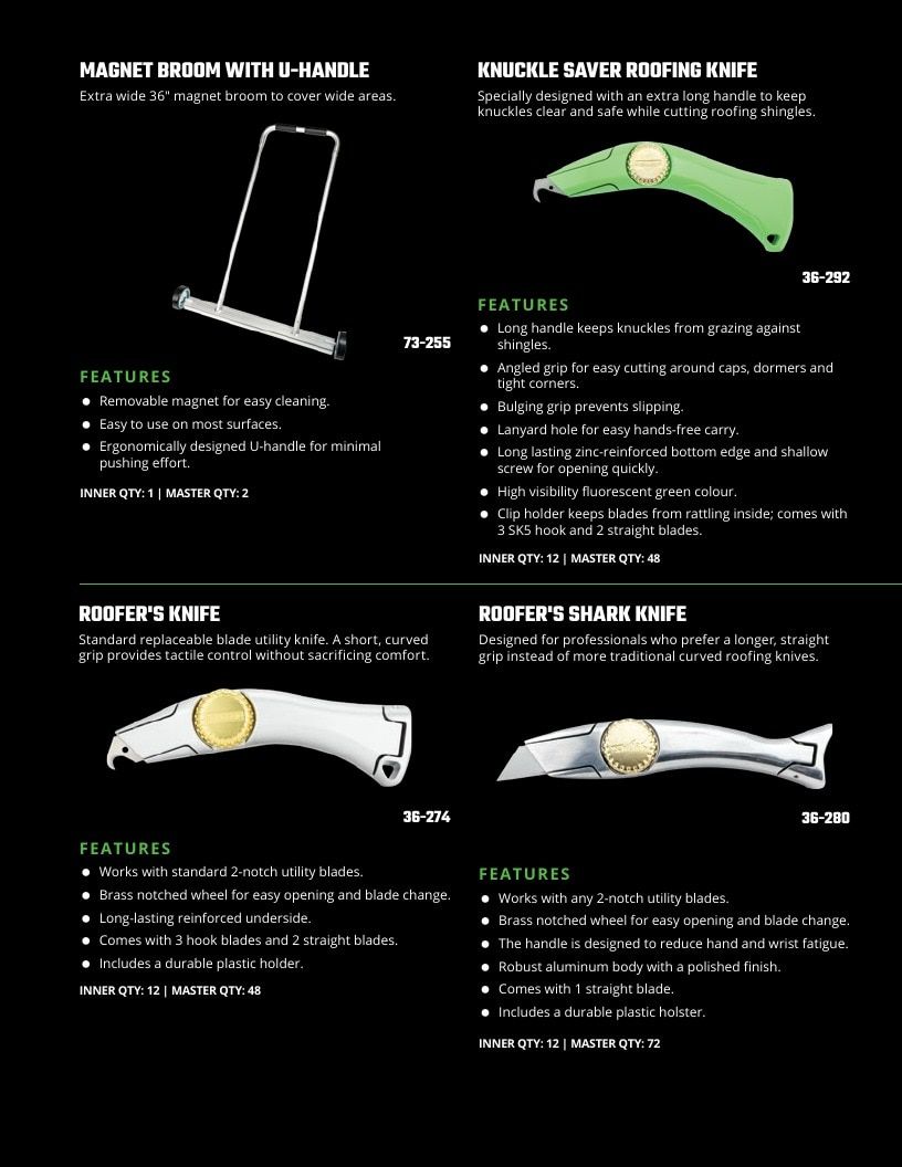 DMI Products Roofing Tools Catalog Weekly Ad January 1 - December 31, 2026