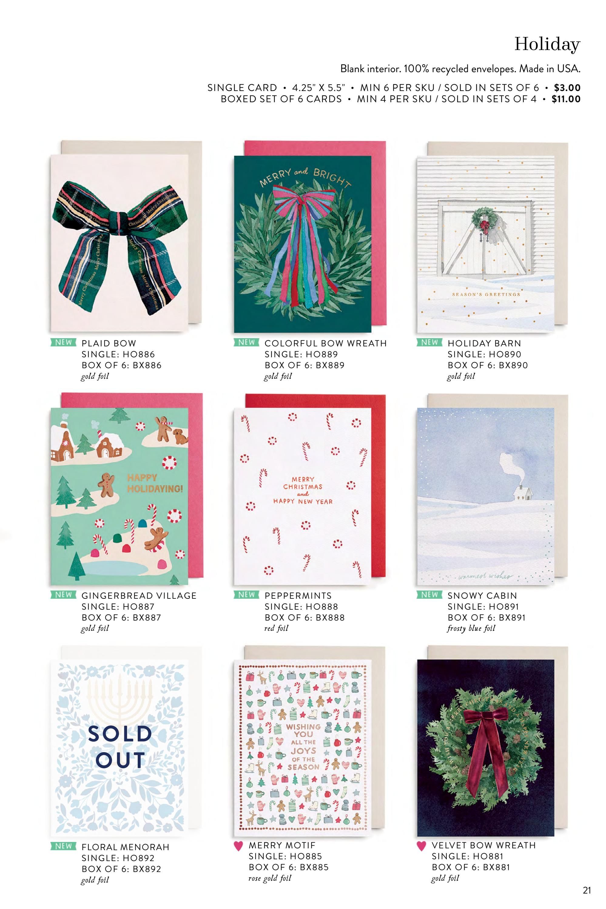 E. Frances Paper Fall and Holiday Stationery Catalog Weekly Ad January 1 - December 31, 2026
