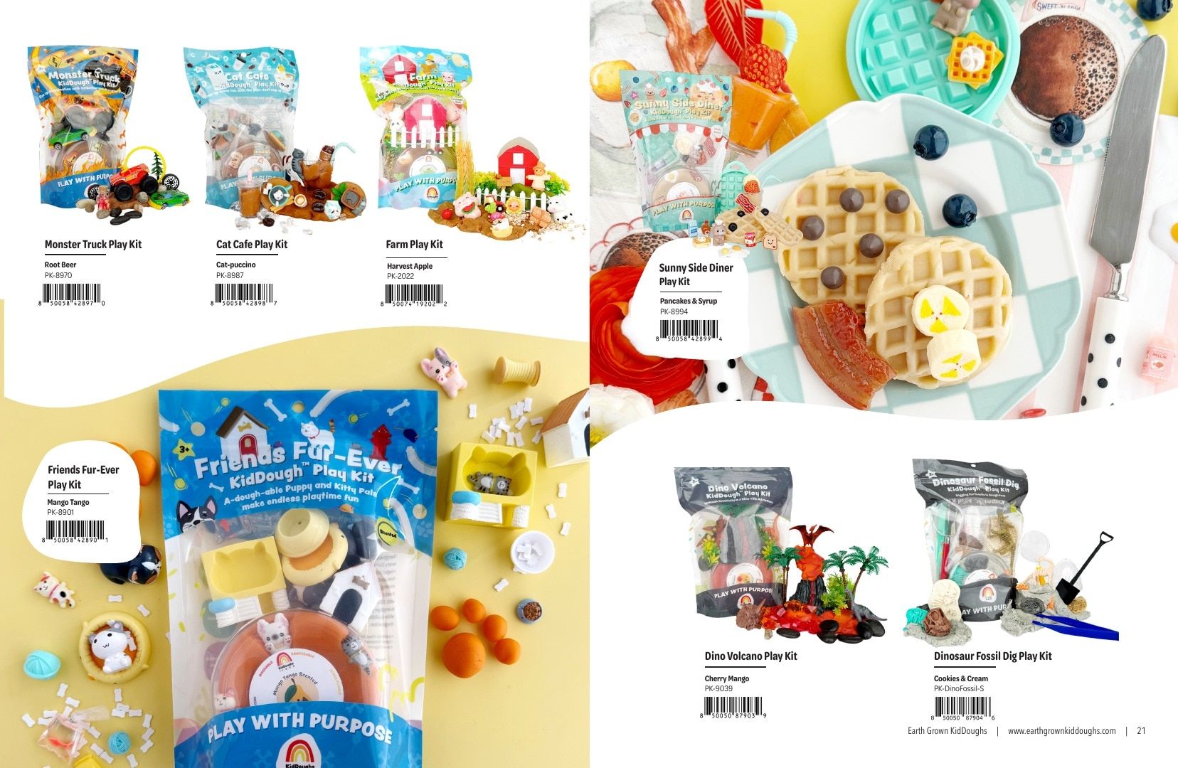 Earth Grown KidDoughs Annual Sensory Dough Catalog Weekly Ad January 1 - December 31, 2026