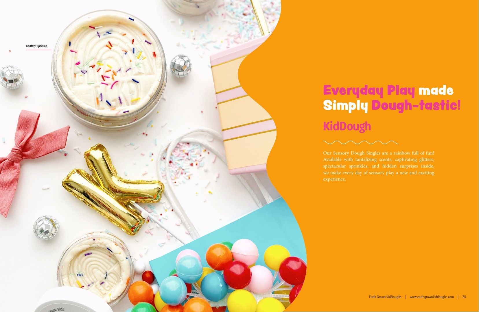 Earth Grown KidDoughs Annual Sensory Dough Catalog Weekly Ad January 1 - December 31, 2026