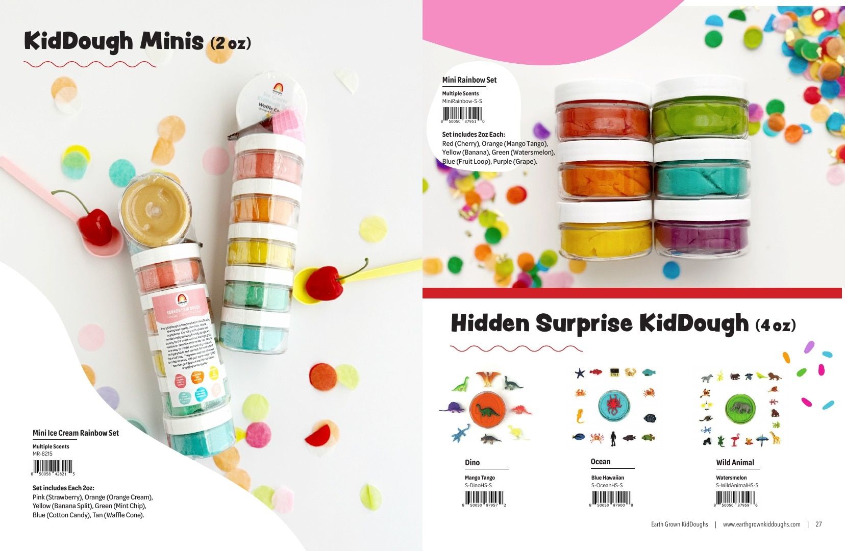 Earth Grown KidDoughs Annual Sensory Dough Catalog Weekly Ad January 1 - December 31, 2026