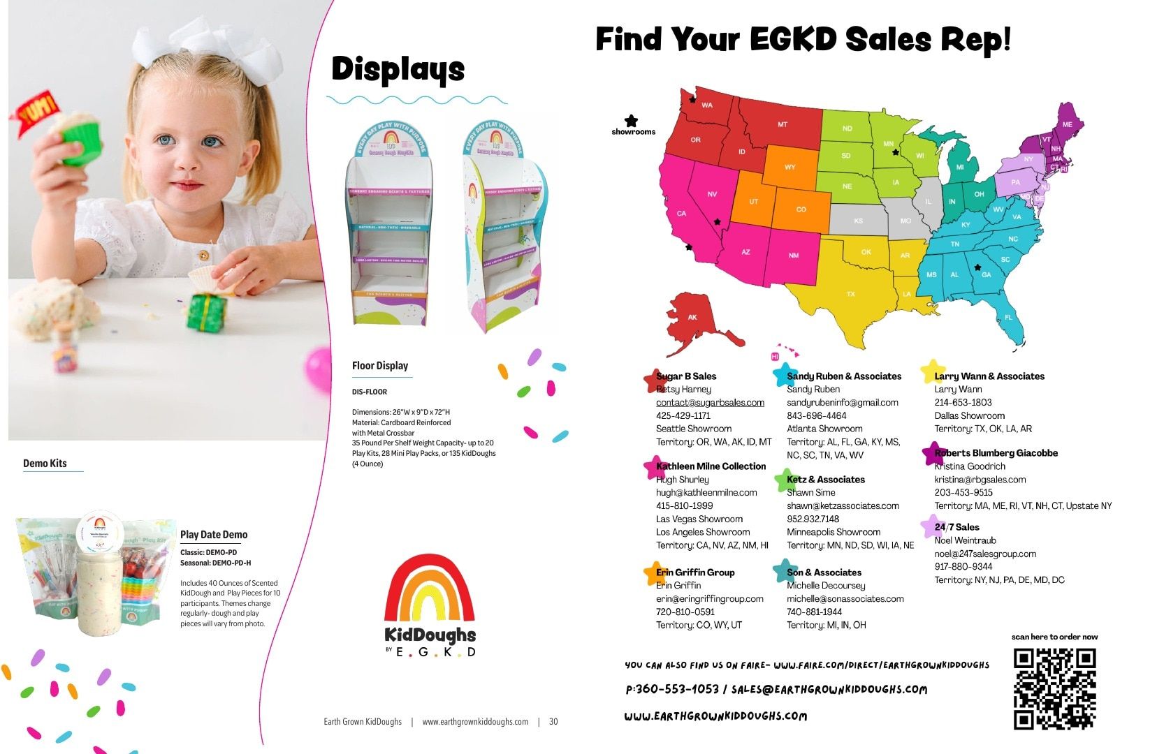 Earth Grown KidDoughs Annual Sensory Dough Catalog Weekly Ad January 1 - December 31, 2026