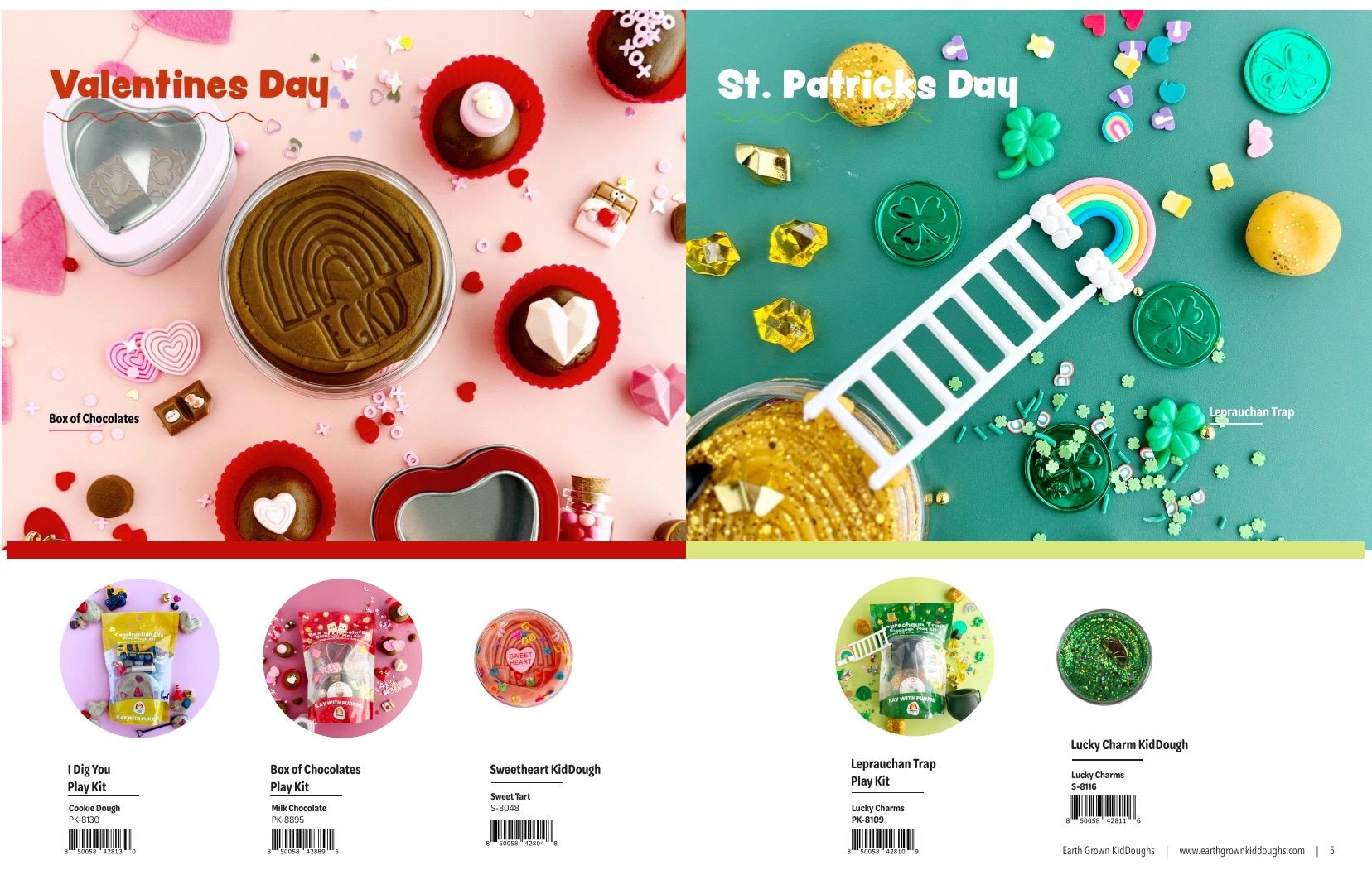Earth Grown KidDoughs Annual Sensory Dough Catalog Weekly Ad January 1 - December 31, 2026
