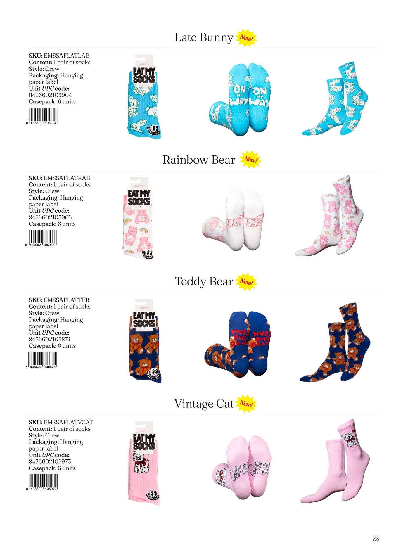 Eat My Socks Spring and Summer Accessories Catalog Weekly Ad January 1 - December 31, 2026